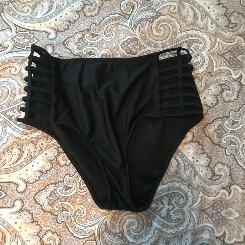 Black swim bottom
